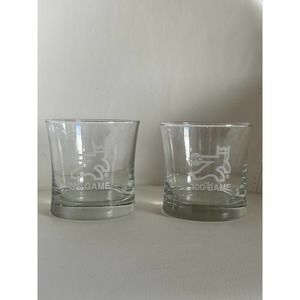 Set of 2 BRC 200 Game Bowling Lowball Glasses